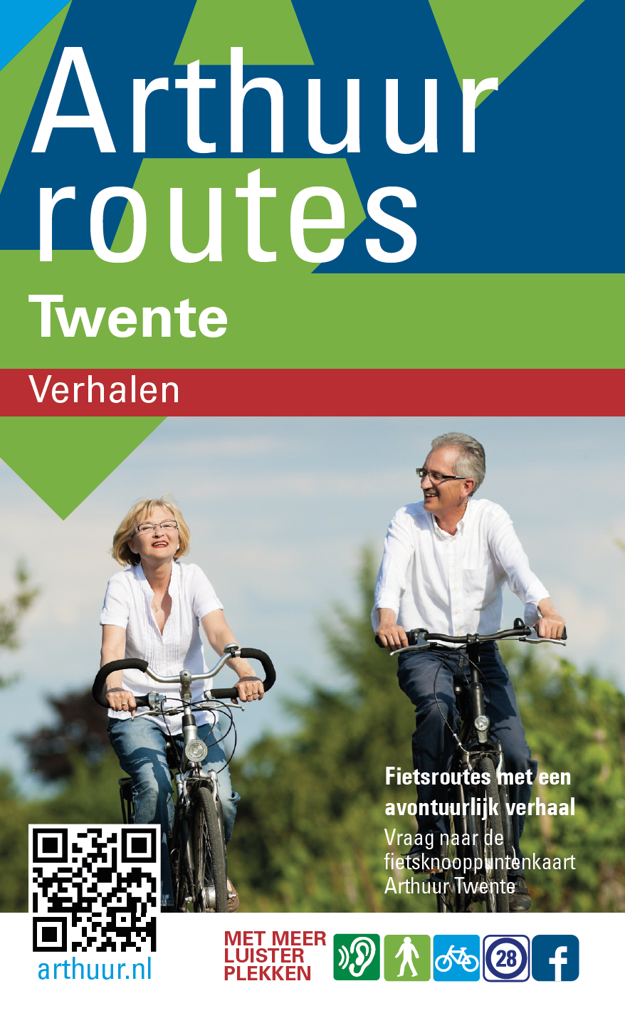 Arthuur fietsknooppunt Routeverhalen brochure Twente