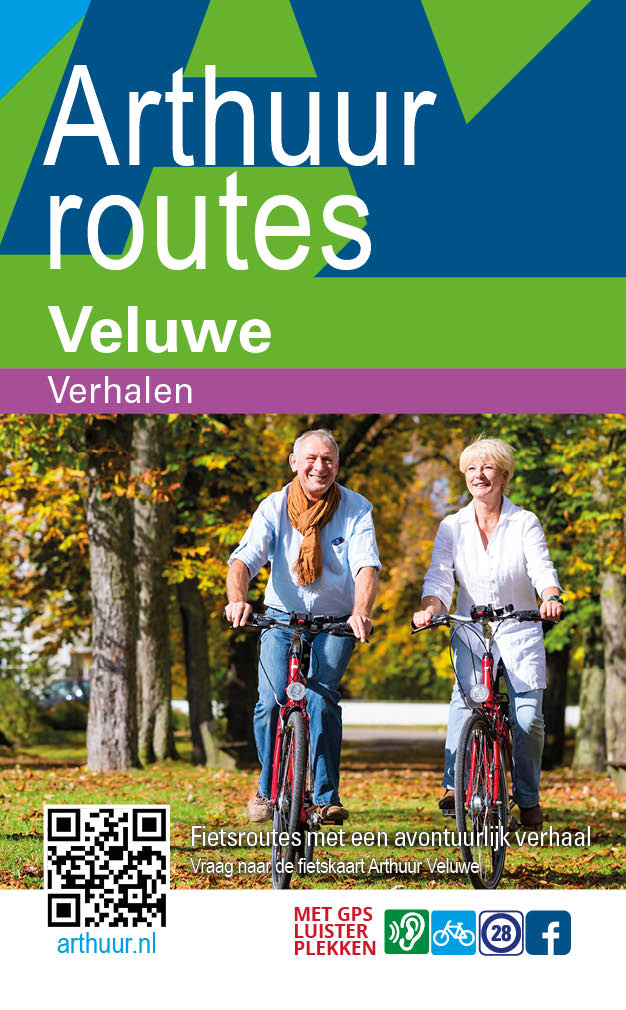 Cover Arthuur routeverhalen brochure fietsroutes de Veluwe