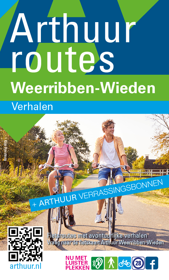 Cover Arthuur Routes verhalenbrochure Weerribben-Wieden