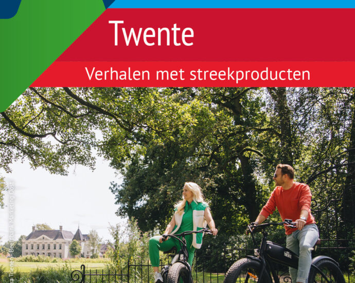 Arthuur fietsknooppunt Routeverhalen brochure Twente